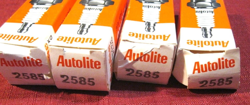 Nuevo Lote Bujías Moto Harley Davidson 1982-1984, Autolite 2585 Foto 3 de 3