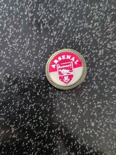 Coffer London Arsenal FC Vintage 1970s Enamel Pin Badge