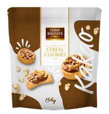 Cereal Cookies Kakao 154g - Keks mit Kakaocreme (40% und M&uuml;sli (12%) - MhD-Ware
