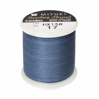 Miyuki Nylon Beading Thread Size #B, 50M/Spool Dark Blue