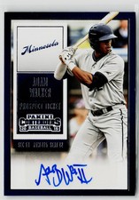 Adam Walker 2015 Panini Contenders #2 Prospect Ticket Autograph Twins