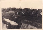 WWII Wehrmacht Mass Burial Photo Eastern Front Russia Military Funeral