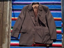 Vintage 1970s Montgomery Ward 3 Piece Suit 44R 34x32
