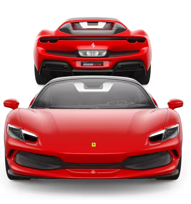 PRE-ORDER Aug 15th RASTAR Red Ferrari 296 GTB RC Car 1/16 Remote Control Toy - Image 4 of 4