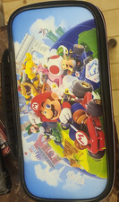 Nintendo Switch Mario Kart Hard Shell Zipper Case Black/Multicolor