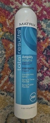 Matrix Total Results Amplify Volume Hairspray Flexible Hold 11 OZ  / NEW