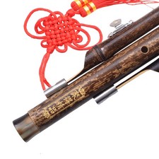 Natural purple bamboo gourd flute, in C major and B-flat major