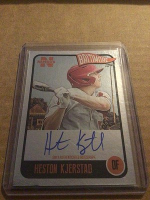 2020 Onyx Nimbus - Heston Kjerstad #NAHK Silver Autographs /325 (AU, RC)