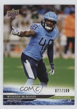 2025 Upper Deck CFL Exclusives 77/100 Wynton McManis #38 4z8