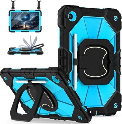 Rugged Case for Galaxy Tab A11+ Plus / A9+ with Screen Protector and Stand