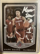 Alabama Basketball Mark Sears Signed card 