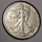 1944-P Walking Liberty Half Dollar, AU Condition, Mint Luster 🇺🇸