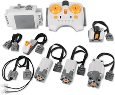 9-In-1 Motor Kit Compatible with Most Stud Building Blocks, Motor Set with Power