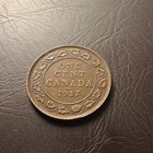 1917 Canada Large Cent (Gd5) King George V Canadian Penny Copper Coin Cent