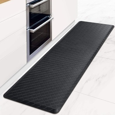 Kitchen Mat Cushioned Anti-Fatigue Floor 17.3''x60''Thick Waterproof Non-Slip