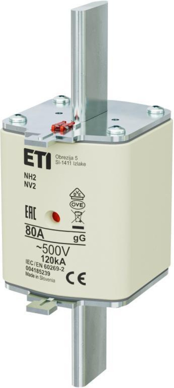 Fuse Block NH2 80A gG 500V 004185239 WT-NH