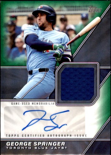 2026 Topps Heritage #276 - George Springer Sends Blue Jays To The