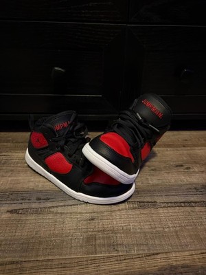 Nike Air Jordan Access Reverse Bred Black Gym Red  Boys Size 3