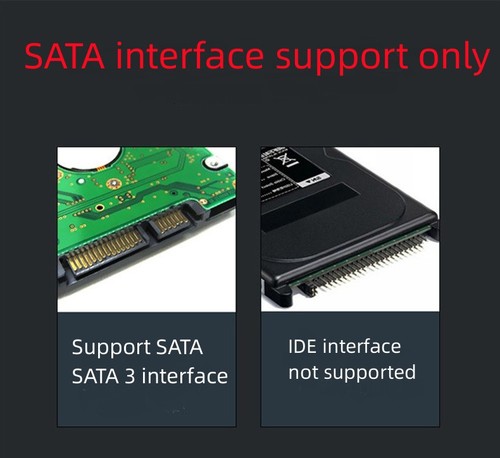 2.5 Inch SATA USB 3.0 SSD Enclosure External Laptop PC Hard Drive Box Case - Picture 4 of 14