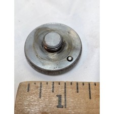 Vintage Metal Tripod Mounting Screw Adapter Plate Knurled 1/4 Inch Thread 256