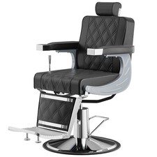 Vintage Barber Chair Hydraulic Reclining Salon Chair Tattoo Salon Spa Equipment