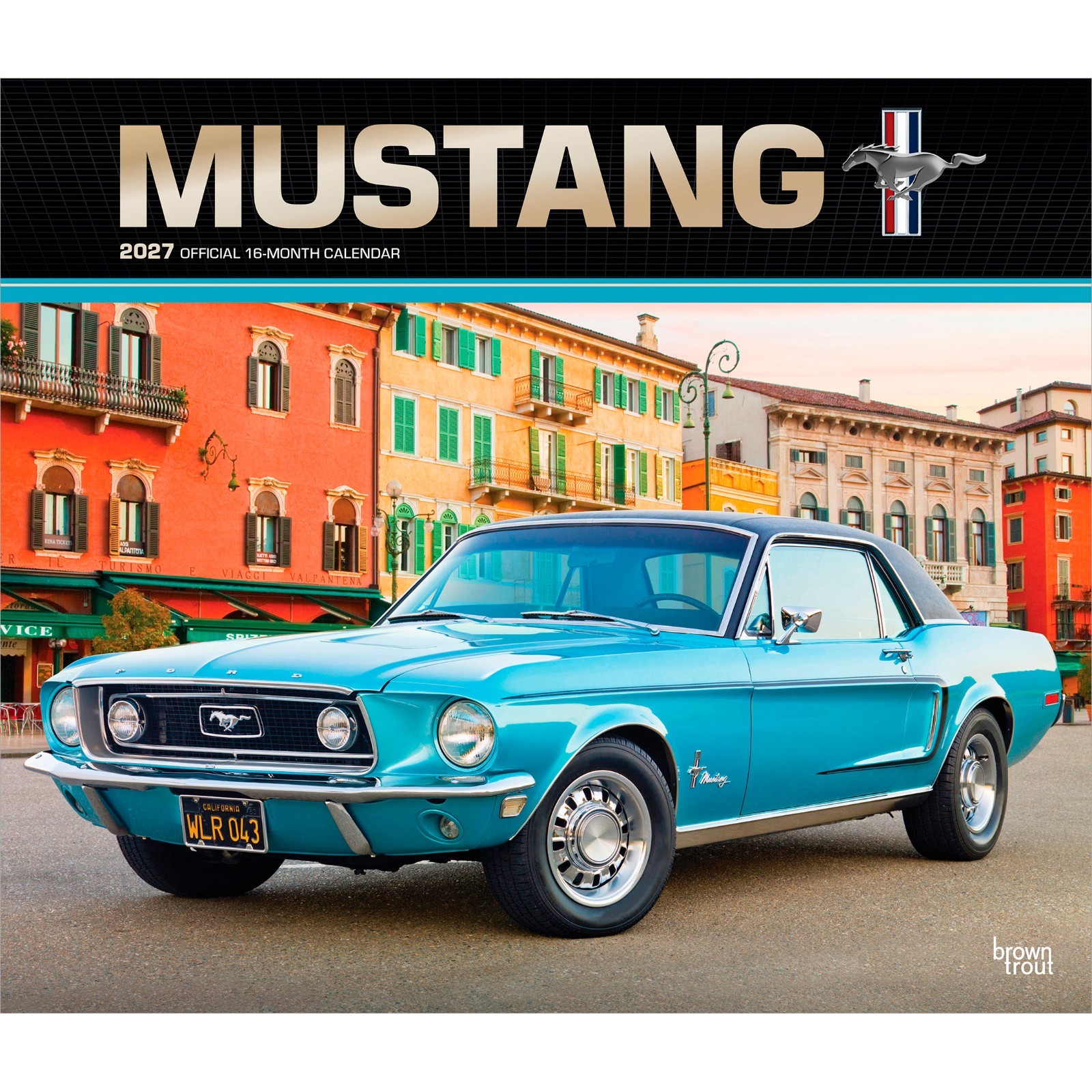 Ford Mustang OFFICIAL | 2027 14x24" (Hanging) Deluxe Wall Calendar