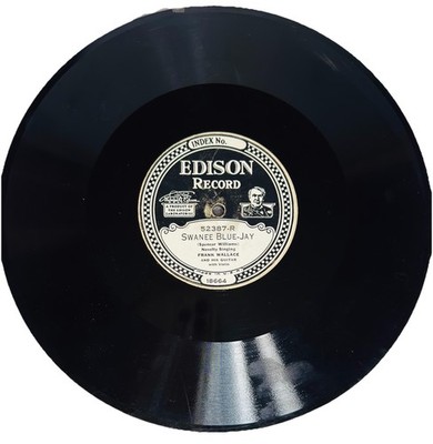 Edison Diamond Disc Record 52387 (ELECTRIC) - Frank Wallace - Swanee Blu-Jay