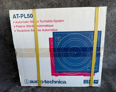 Audio-Technica AT-PL50 Automatic Stereo Turntable System NIB Factory Sealed
