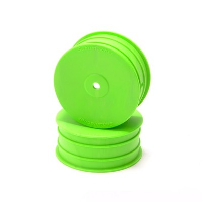 Schumacher U8688 Wheel; Hex Front - Green - 4WD - pr