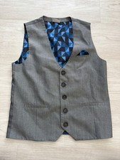 Kamizelka chłopięca Next - 12 lat - szara