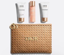 Dior Solar Essentials Skincare Gift Set Raffia Clutch Pouch Limited Edition 2026