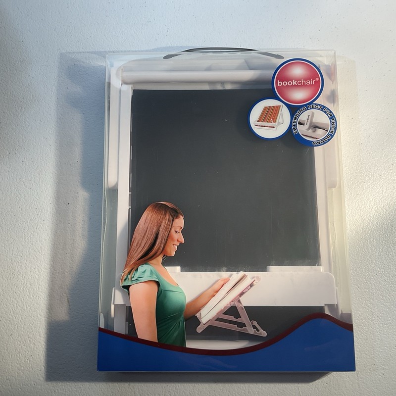 Book Chair-Book Holder/Ereaders Tablets PC’s Too/Adjustable. Beach Vibes.New!