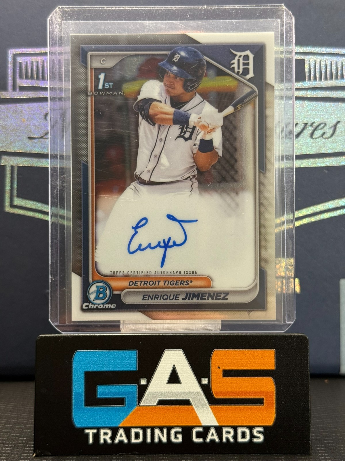 2024 Bowman Chrome - Prospect Auto Enrique Jimenez #CPA-EJ (AU, RC) Tigers