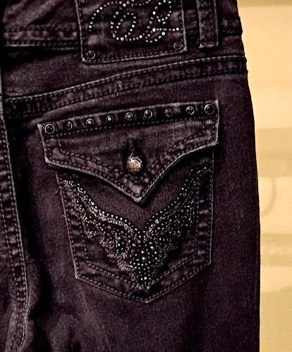 Code Bleu Annette Women's Black Solid Denim Bootc… - image 5