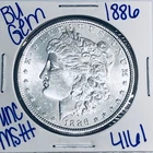 1886 BU UNCIRCULATED MORGAN SILVER DOLLAR AUTHENTIC U.S. MINT FREE SHIPPING 4161