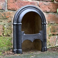 Traditional Black Metal Boot Scraper - Outdoor Garden Door Shoe Cleaner