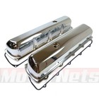 Chrome Tall Steel Valve Covers For Oldsmobile 330 350 455 Olds Engine w/ gasket