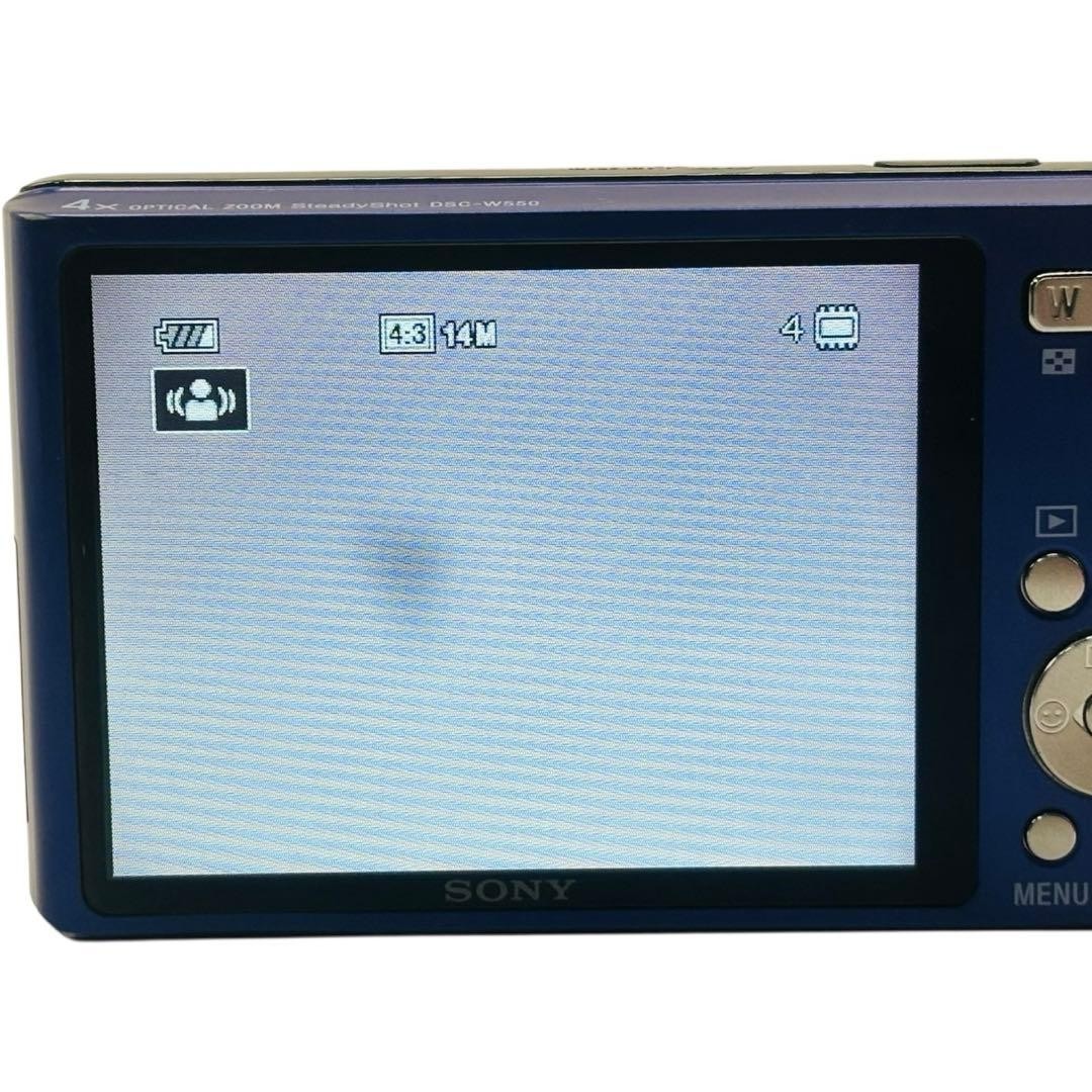 Sony Cyber-shot DSC-W550 14.1MP Digital Camera - Silver for sale