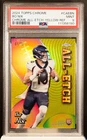 2024 Bo Nix Topps Chrome All-Etch Yellow Refractor RC /75 PSA 9 Mint Broncos