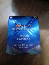Crest 3D Whitestrips 1 Hour Express Dental Whitening Kit - 20 Count Exp.2027
