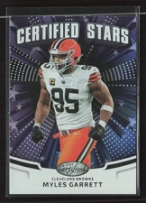 Myles Garrett 2025 Panini Certified Stars #CST-MGT Cleveland Browns