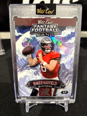 Wild Card 2026 Fantasy Football Kanji Baker Mayfield FMKWBL2-BM 5/5