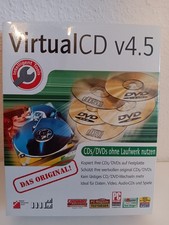 VirtualCD v4.5 Windows 98/ME/2000/XP Big Box PC Software CD-ROM **Neu, in Folie*