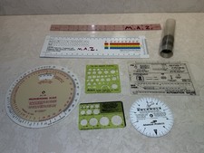 PROPORTIONAL SCALE PS 79 C-THRU RULER CO. ROLARULA IBM CONVERSION SCALE PICKETT