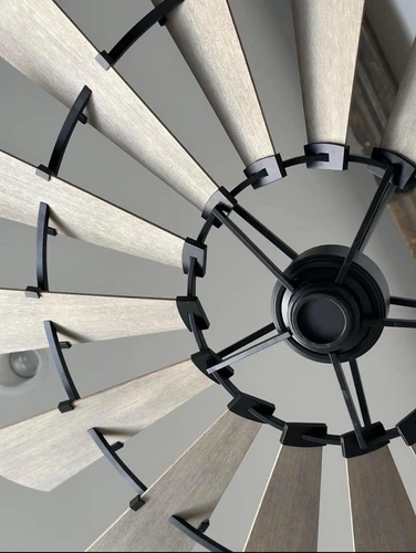 Noir Matte Black WINDMILL FAN 72" INDOOR Light kit Sold Separately - Picture 1 of 7