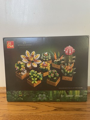 Jie-Star Succulents Botanical Collection-Building Set *New