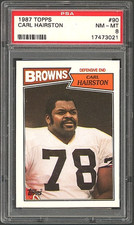 1987 Topps - Carl Hairston #90 PSA 8