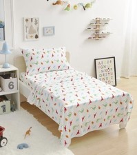 Amazon Basics 3 Piece Toddler Dinosaur Microfiber Sheet Set