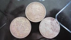 Three Peace Dollars, 1922, 1923, 1923S