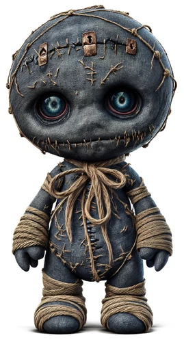 Voodoo Doll Black Magic Rituals Self Adhesive Sticker